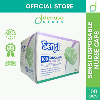 Sensi Disposable Nurse Caps Penutup Kepala Hijau isi 100
