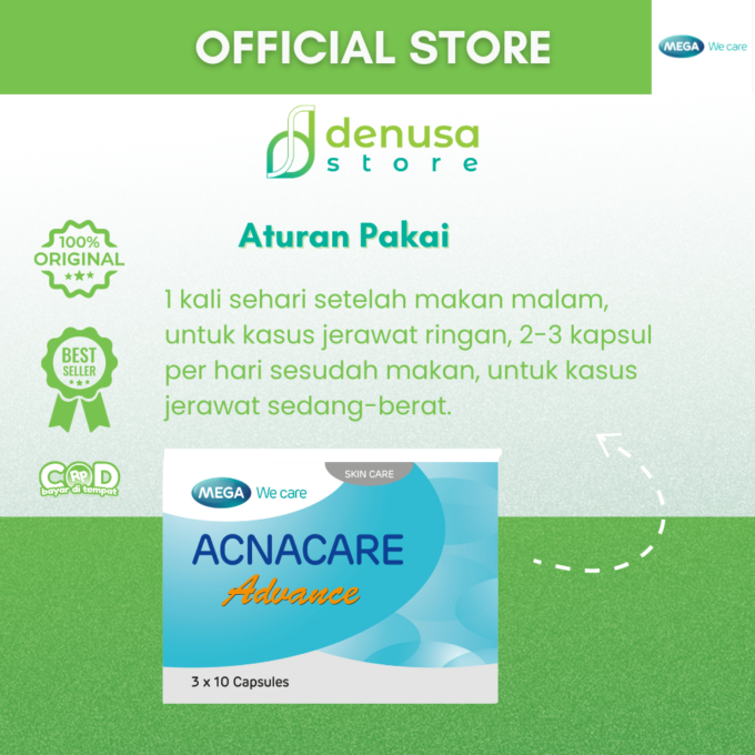 Mega Acnacare Advance Skin Health 30 Kapsul