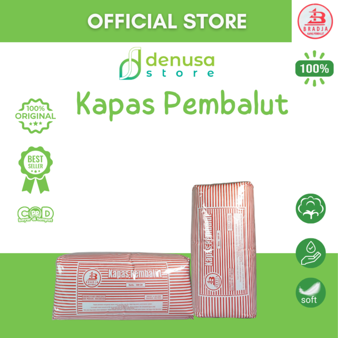 Bradja Kapas Pembalut - 500gr