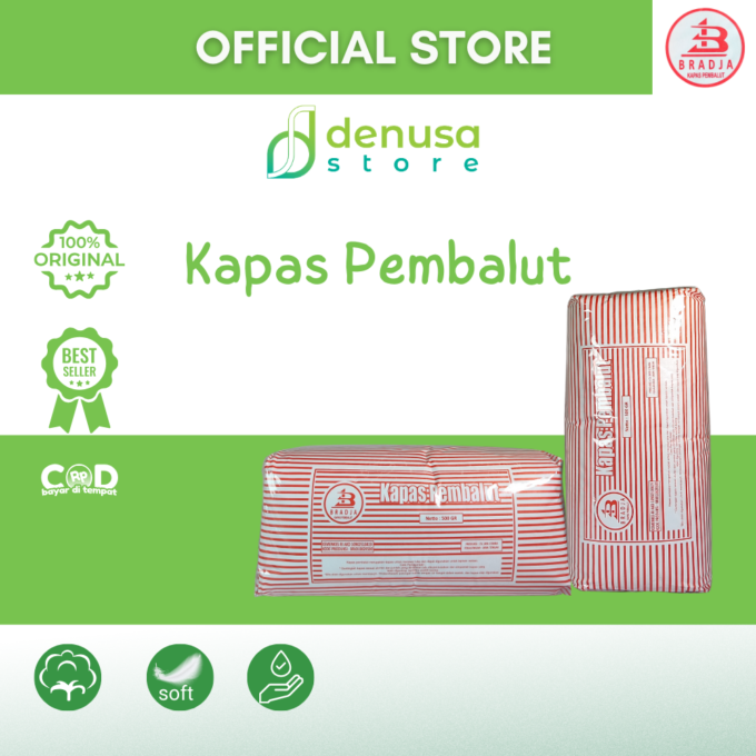 Bradja Kapas Pembalut - 500gr