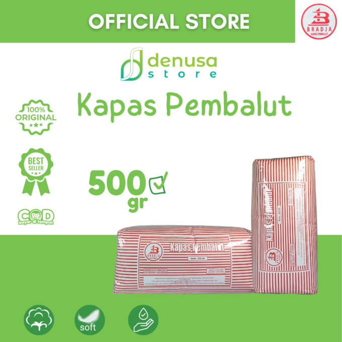 Bradja Kapas Pembalut - 500gr