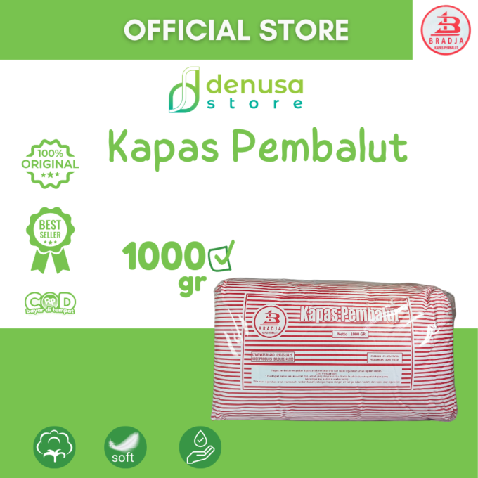 Bradja Kapas Pembalut - 1000gr