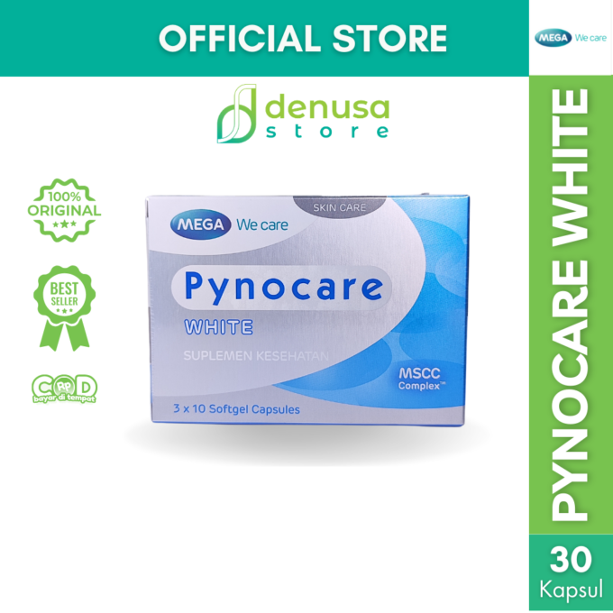 Mega Pynocare White Suplemen Makanan 30 Softgel Capsules