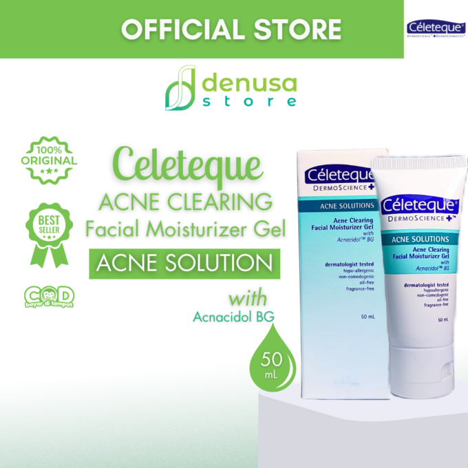 Celeteque Acne Clearing Facial Moisturizer Gel 50Ml