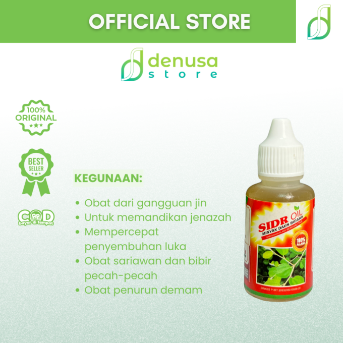Two in 1 Indonesia Sidr Oil Minyak Daun Bidara 30ml