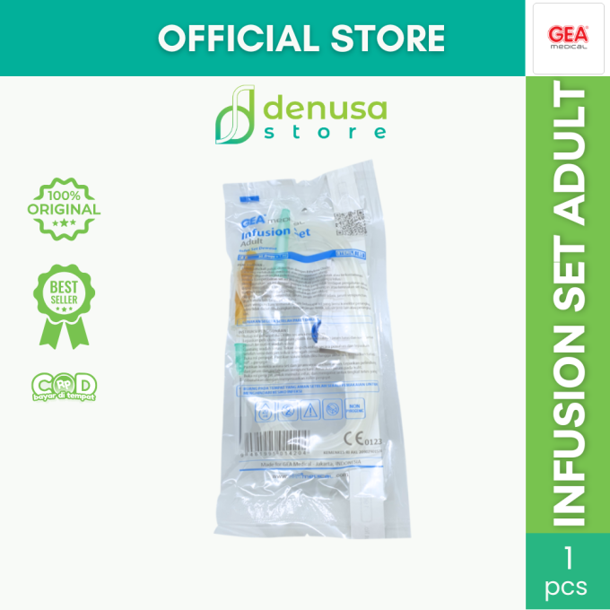 GEA Infusion Set Adult Infus Set Dewasa