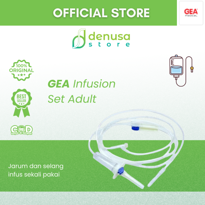 GEA Infusion Set Adult Infus Set Dewasa
