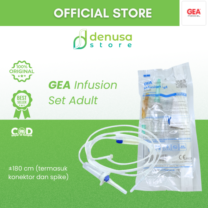 GEA Infusion Set Adult Infus Set Dewasa