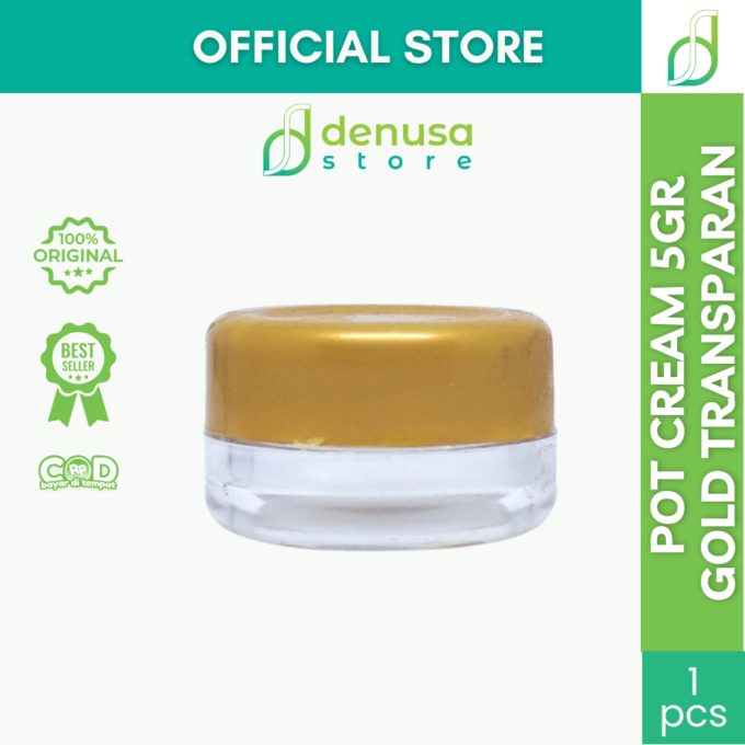 Pot Cream 5gr Gold Transparan