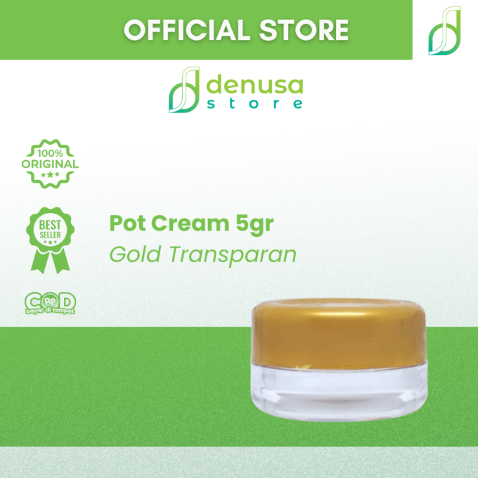 Pot Cream 5gr Gold Transparan