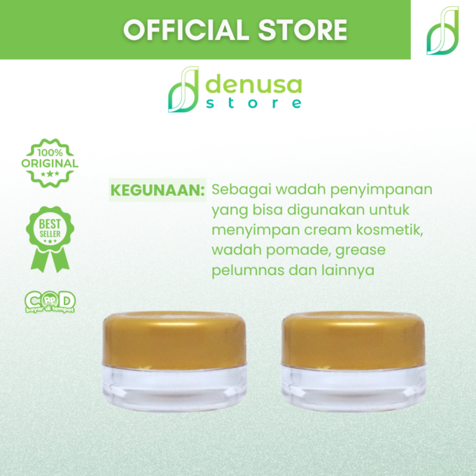 Pot Cream 5gr Gold Transparan