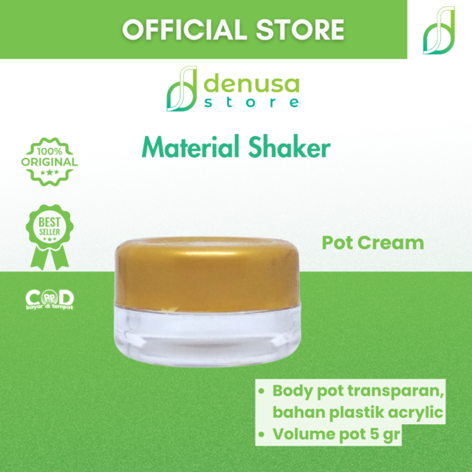 Pot Cream 5gr Gold Transparan