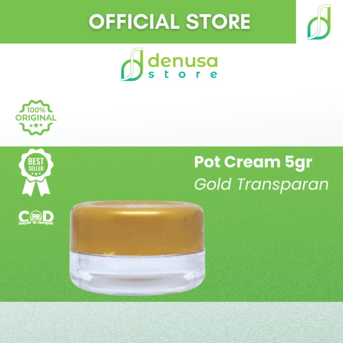 Pot Cream 5gr Gold Transparan