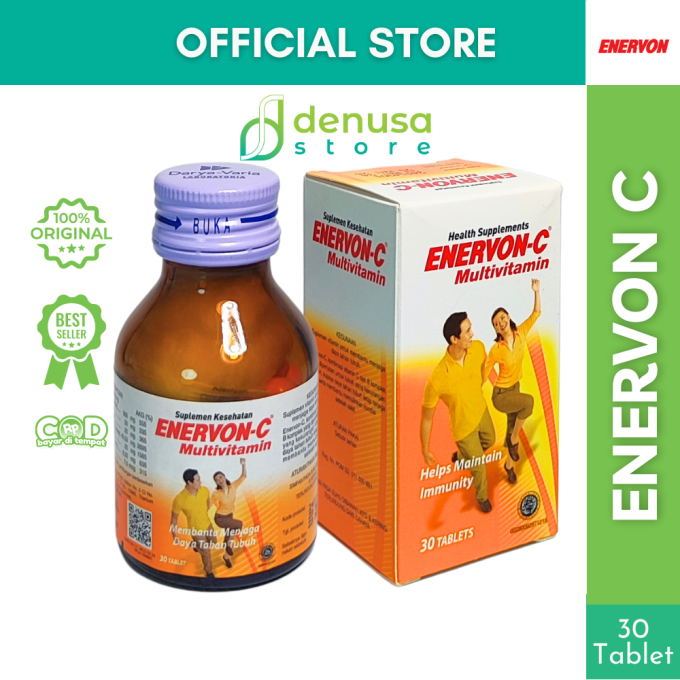 Enervon-C Vitamin C Multivitamin 1 Botol 30 Tablet