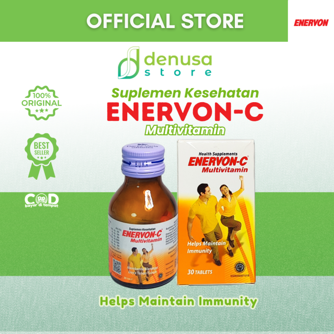 Enervon-C Vitamin C Multivitamin 1 Botol 30 Tablet