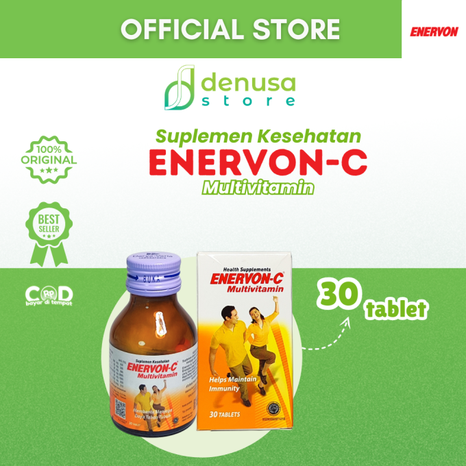 Enervon-C Vitamin C Multivitamin 1 Botol 30 Tablet
