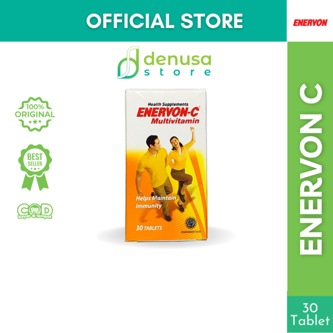 Enervon-C Vitamin C Multivitamin 1 Botol 30 Tablet