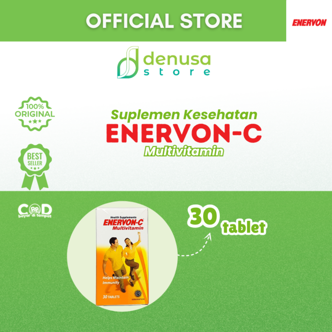 Enervon-C Vitamin C Multivitamin 1 Botol 30 Tablet