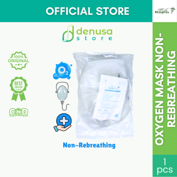 Life Resources Oxygen Mask Non Rebreathing / NRM Adult Masker Oksigen Dewasa
