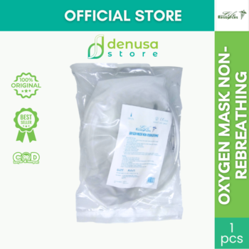 Life Resources - Oxygen Mask Non-Rebreathing / NRM - Adult - Masker Oksigen Dewasa