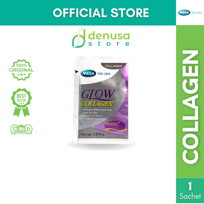 Mega Glow Collagen - Suplemen Makanan - 1 Sachet