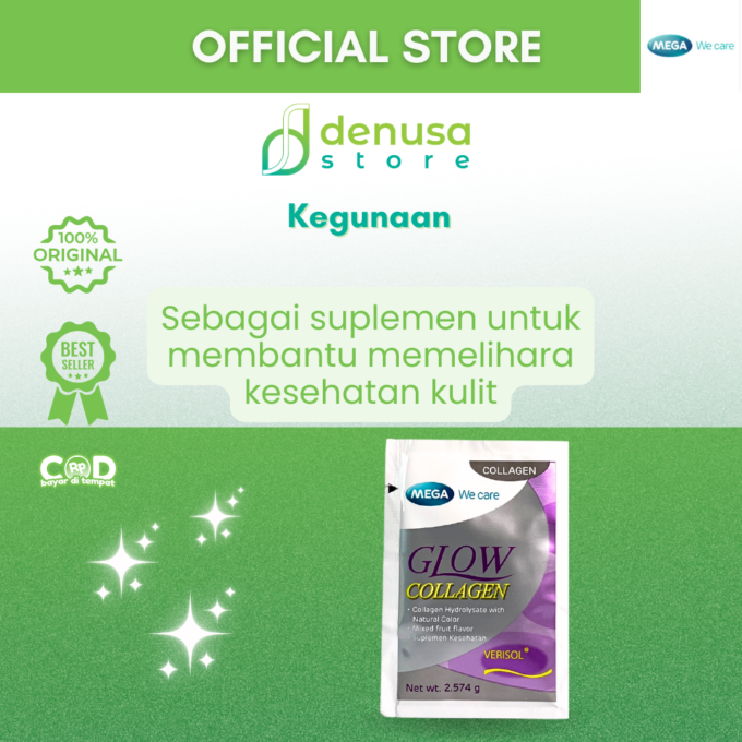 Mega Glow Collagen - Suplemen Makanan - 1 Sachet