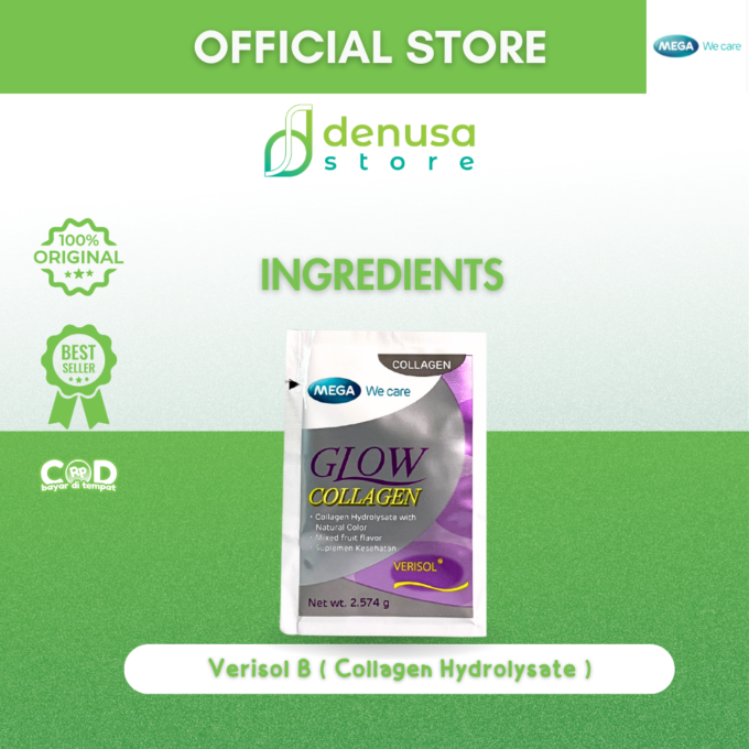 Mega Glow Collagen - Suplemen Makanan - 1 Sachet