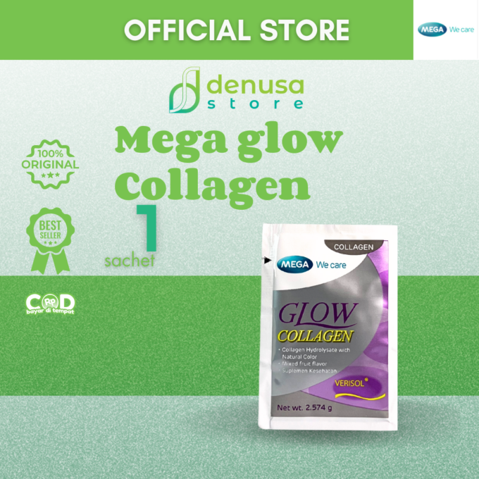 Mega Glow Collagen - Suplemen Makanan - 1 Sachet