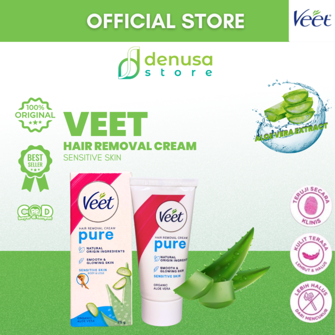 Veet Hair Removal Cream Kulit Sensitif 25gr