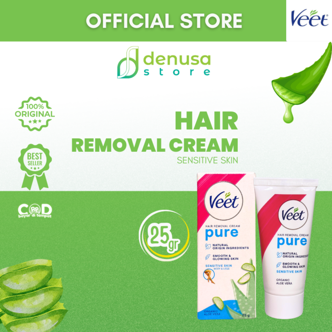 Veet Hair Removal Cream Kulit Sensitif 25gr
