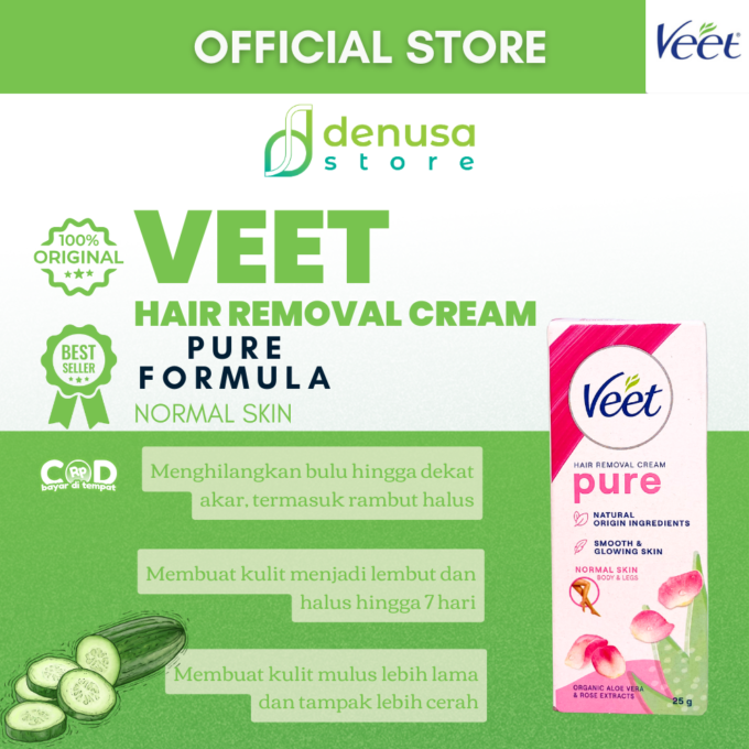 Veet Hair Removal Cream Kulit Normal 25gr