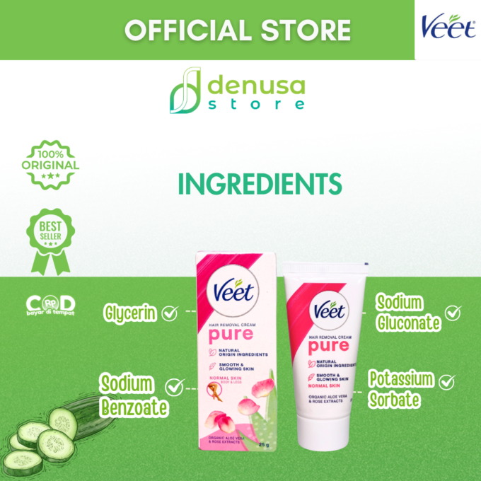 Veet Hair Removal Cream Kulit Normal 25gr