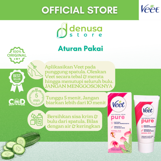Veet Hair Removal Cream Kulit Normal 25gr