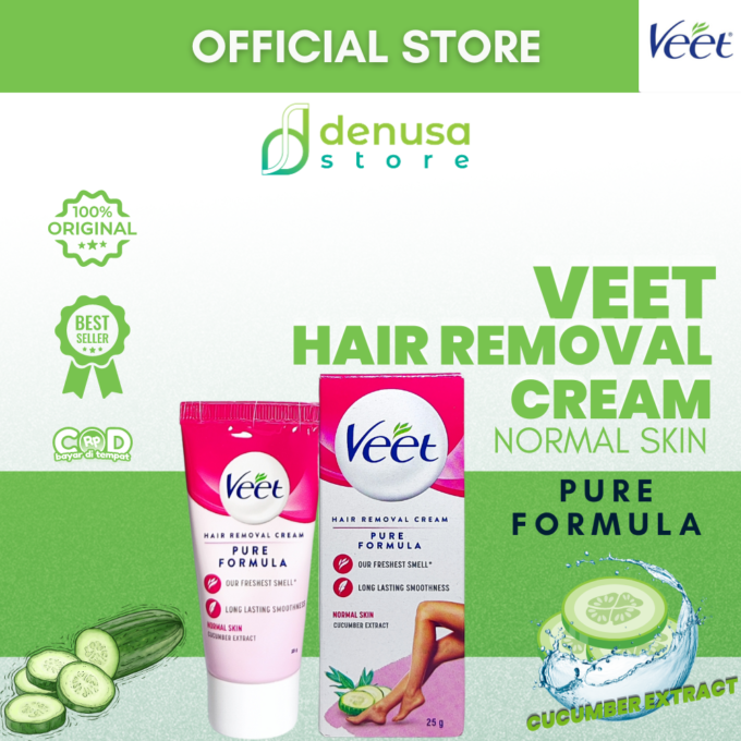 Veet Hair Removal Cream - Kulit Normal - 25gr