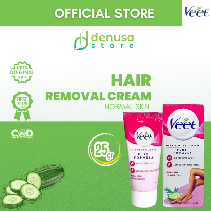 Veet Hair Removal Cream - Kulit Normal - 25gr