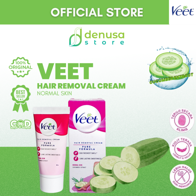 Veet Hair Removal Cream - Kulit Normal - 60gr