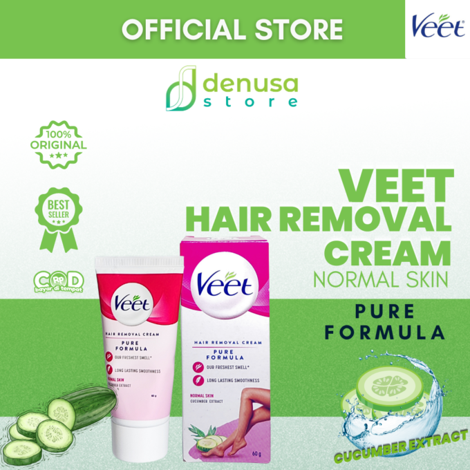 Veet Hair Removal Cream - Kulit Normal - 60gr