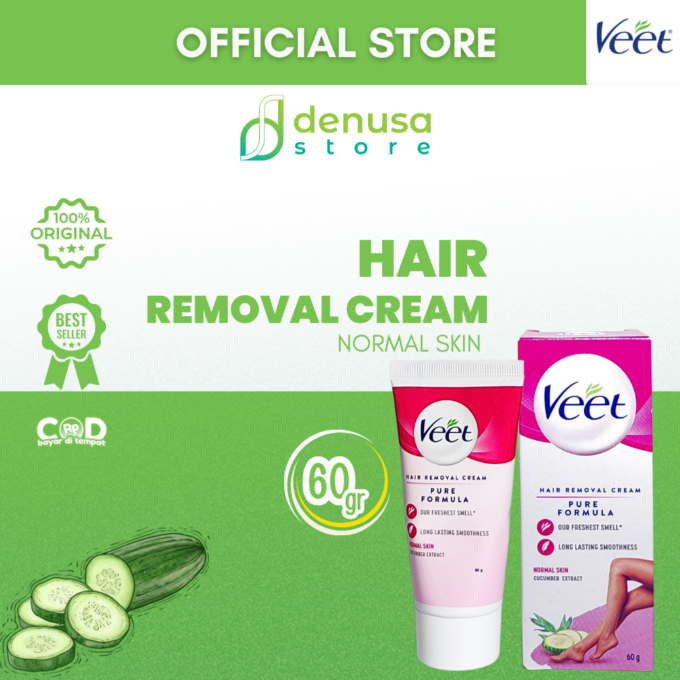 Veet Hair Removal Cream - Kulit Normal - 60gr