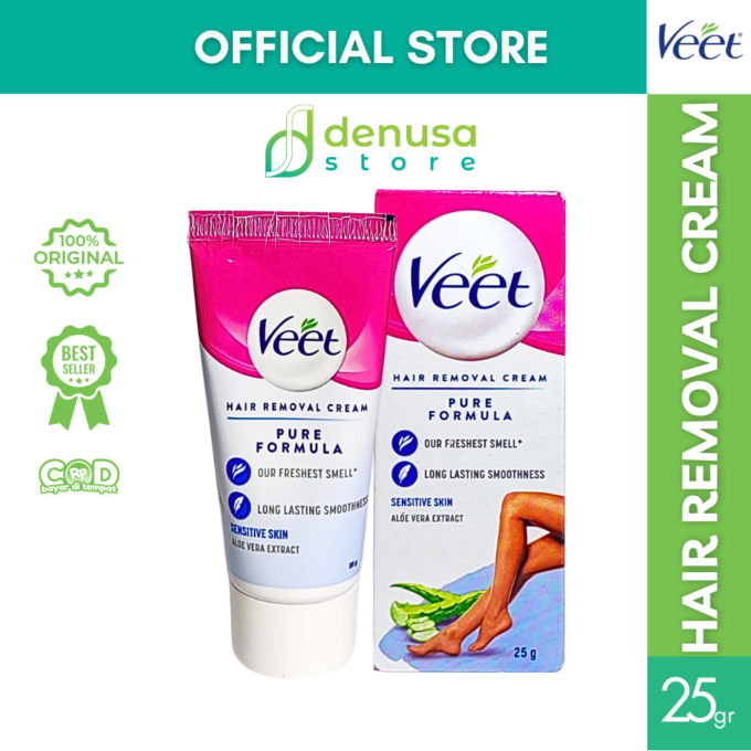 Veet Hair Removal Cream - Kulit Sensitif - 25gr