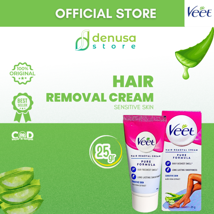 Veet Hair Removal Cream - Kulit Sensitif - 25gr