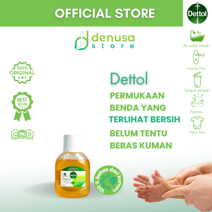 Dettol Antiseptic Liquid - Antiseptik Cair - Botol 45ml