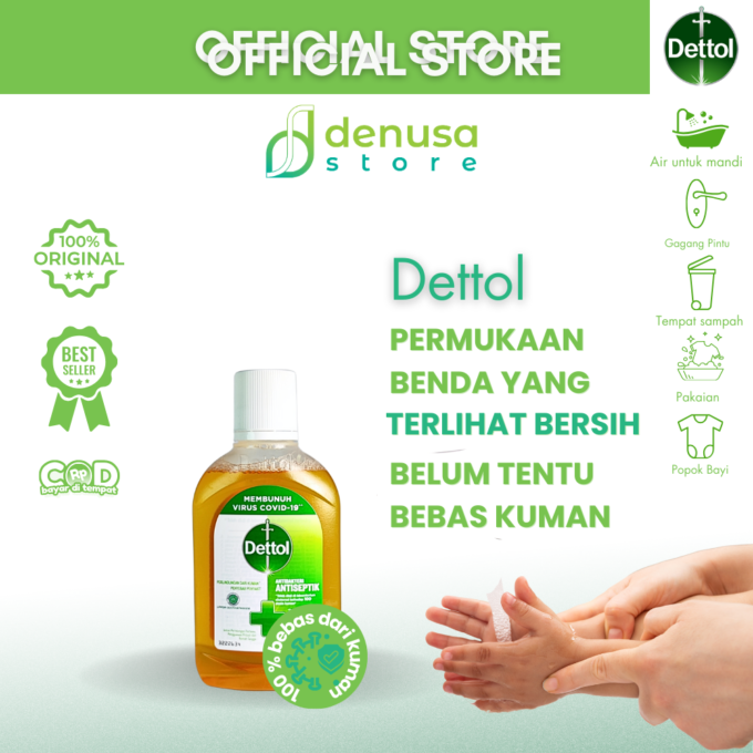 Dettol Antiseptic Liquid - Antiseptik Cair - Botol 245ml