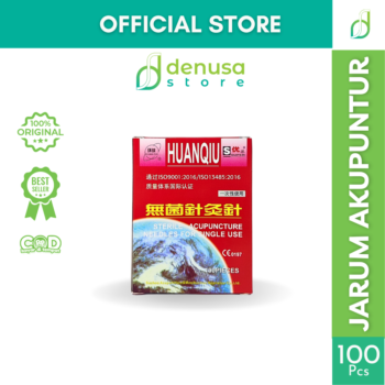 Huanqiu Jarum Akupuntur Stainless Head 1,5 Cun (0,25 x 40mm) Isi 100pcs