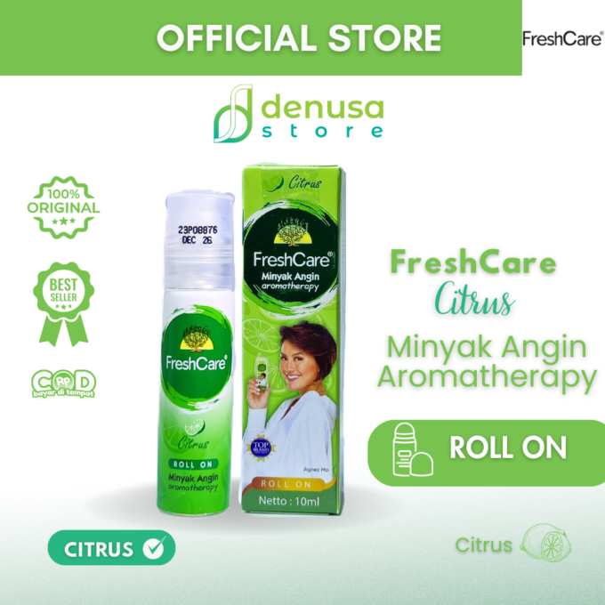 FreshCare - Minyak Angin Aromatherapy - Original / Citrus - Roll On 10ml