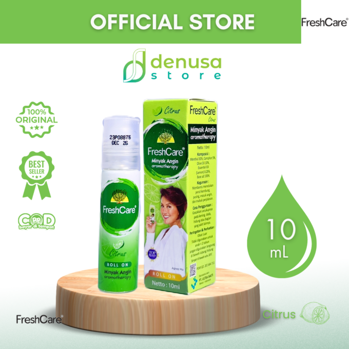 FreshCare - Minyak Angin Aromatherapy - Original / Citrus - Roll On 10ml