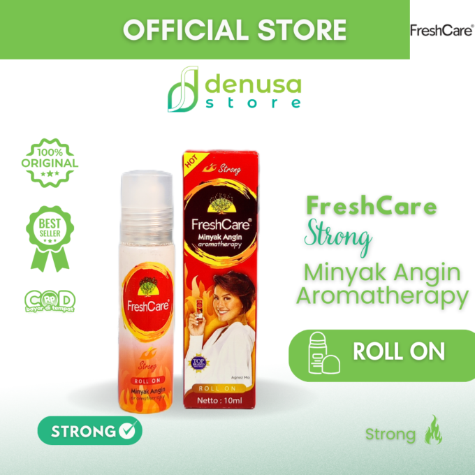 FreshCare - Minyak Angin Aromatherapy - Strong - Roll On 10ml