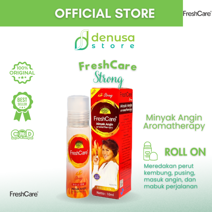 FreshCare - Minyak Angin Aromatherapy - Strong - Roll On 10ml