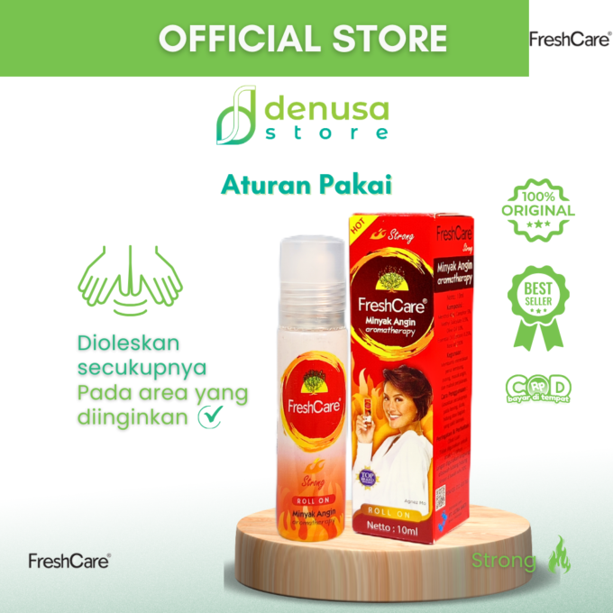 FreshCare - Minyak Angin Aromatherapy - Strong - Roll On 10ml