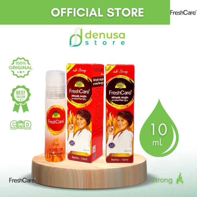 FreshCare - Minyak Angin Aromatherapy - Strong - Roll On 10ml