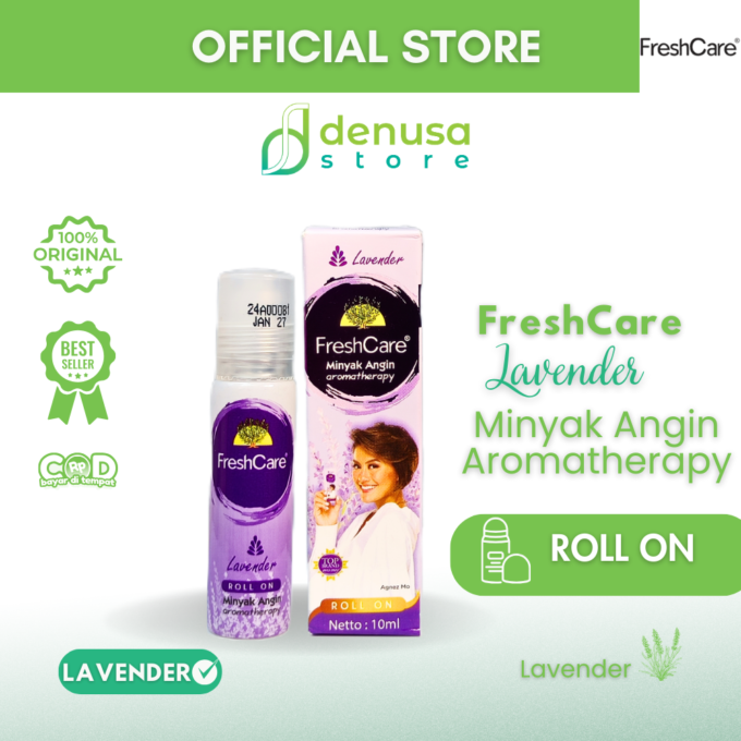 FreshCare - Minyak Angin Aromatherapy - Lavender - Roll On 10ml